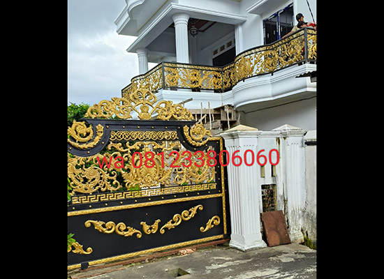 Pagar Klasik Palembang, Bengkel las Kharisma Baja, Jasa konstruksi dan bangunan. bengkel las, kharisma baja, pagar baja, pagar klasik, pagar balkon, reling tangga, tralis, baja ringan