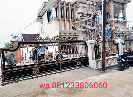 Pagar Klasik Palembang, Bengkel las Kharisma Baja, Jasa konstruksi dan bangunan. bengkel las, kharisma baja, pagar baja, pagar klasik, pagar balkon, reling tangga, tralis, baja ringan