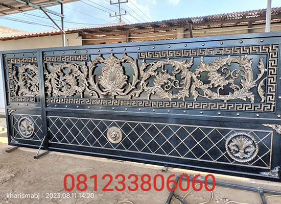 Pagar Klasik Palembang, Bengkel las Kharisma Baja, Jasa konstruksi dan bangunan. bengkel las, kharisma baja, pagar baja, pagar klasik, pagar balkon, reling tangga, tralis, baja ringan