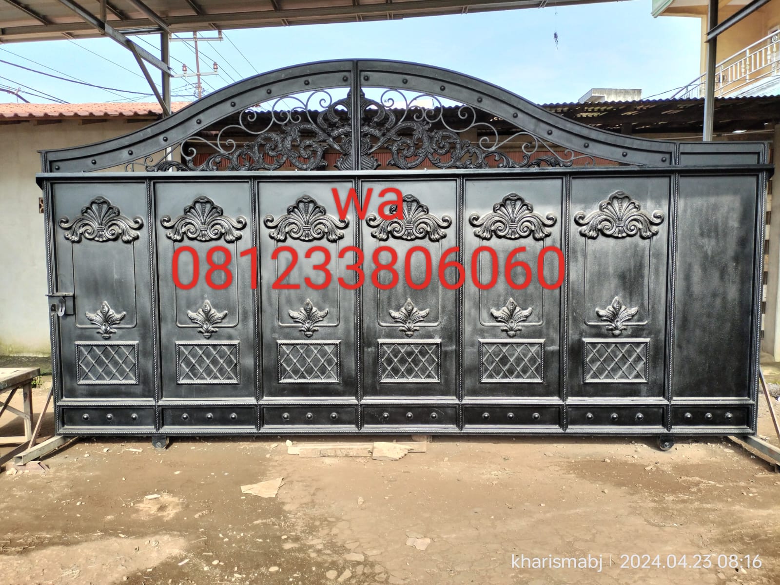 Pagar Klasik Palembang, Bengkel las Kharisma Baja, Jasa konstruksi dan bangunan. bengkel las, kharisma baja, pagar baja, pagar klasik, pagar balkon, reling tangga, tralis, baja ringan