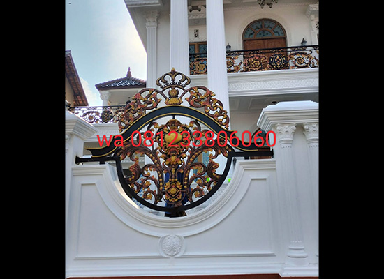 Pagar Klasik Palembang, Bengkel las Kharisma Baja, Jasa konstruksi dan bangunan. bengkel las, kharisma baja, pagar baja, pagar klasik, pagar balkon, reling tangga, tralis, baja ringan