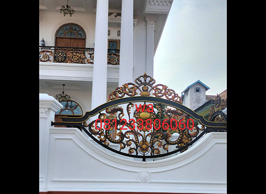 Pagar Klasik Palembang, Bengkel las Kharisma Baja, Jasa konstruksi dan bangunan. bengkel las, kharisma baja, pagar baja, pagar klasik, pagar balkon, reling tangga, tralis, baja ringan