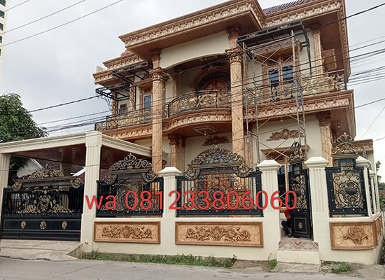 Pagar Klasik Palembang, Bengkel las Kharisma Baja, Jasa konstruksi dan bangunan. bengkel las, kharisma baja, pagar baja, pagar klasik, pagar balkon, reling tangga, tralis, baja ringan