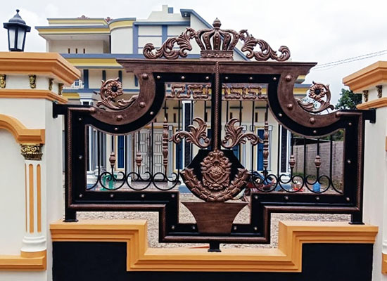 Pagar Klasik Palembang, Bengkel las Kharisma Baja, Jasa konstruksi dan bangunan. bengkel las, kharisma baja, pagar baja, pagar klasik, pagar balkon, reling tangga, tralis, baja ringan