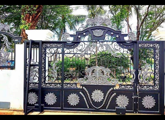 Pagar Klasik Palembang, Bengkel las Kharisma Baja, Jasa konstruksi dan bangunan. bengkel las, kharisma baja, pagar baja, pagar klasik, pagar balkon, reling tangga, tralis, baja ringan