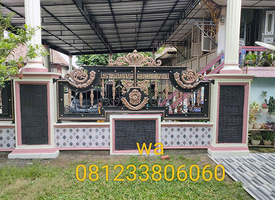 Pagar Klasik Palembang, Bengkel las Kharisma Baja, Jasa konstruksi dan bangunan. bengkel las, kharisma baja, pagar baja, pagar klasik, pagar balkon, reling tangga, tralis, baja ringan