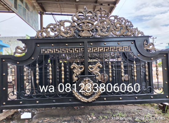 Pagar Klasik Palembang, Bengkel las Kharisma Baja, Jasa konstruksi dan bangunan. bengkel las, kharisma baja, pagar baja, pagar klasik, pagar balkon, reling tangga, tralis, baja ringan