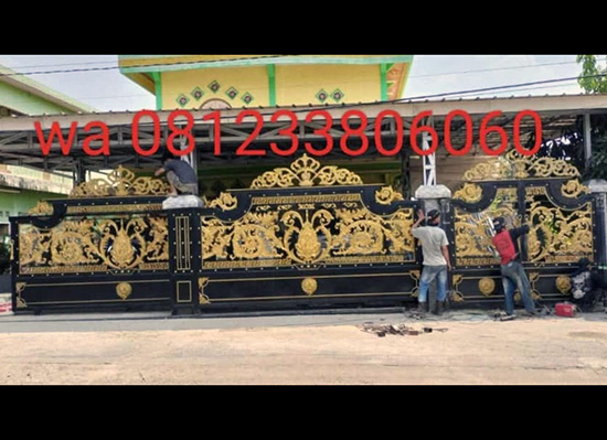 Pagar Klasik Palembang, Bengkel las Kharisma Baja, Jasa konstruksi dan bangunan. bengkel las, kharisma baja, pagar baja, pagar klasik, pagar balkon, reling tangga, tralis, baja ringan