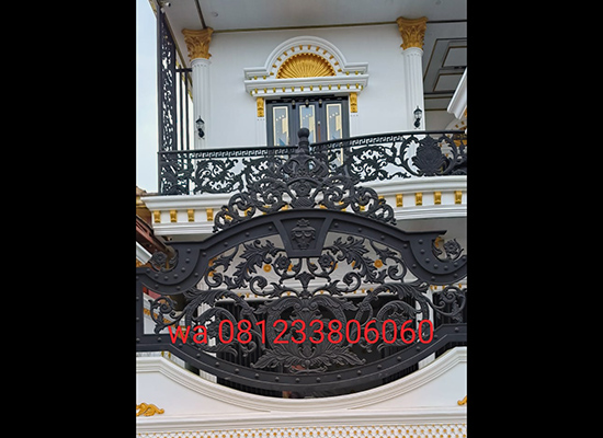 Pagar Klasik Palembang, Bengkel las Kharisma Baja, Jasa konstruksi dan bangunan. bengkel las, kharisma baja, pagar baja, pagar klasik, pagar balkon, reling tangga, tralis, baja ringan